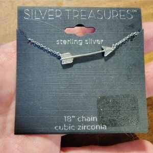 Sterling Silver Arrow Necklace